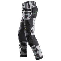 6902 Spodnie FlexiWork+ z workami kieszeniowymi