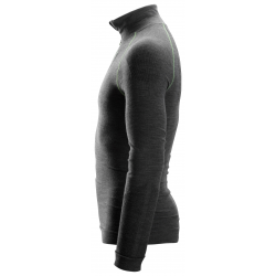 9441 T-shirt FlexiWork Merino wełniany - długi rękaw, bezszwowy